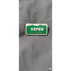 Vtg Aspen Colorado Lapel Pin